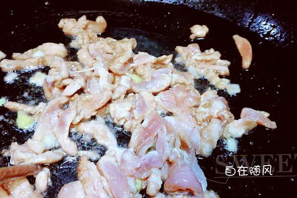 眉豆肉丝的做法图解5