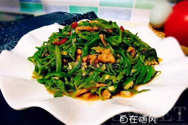 眉豆肉丝的做法图解9