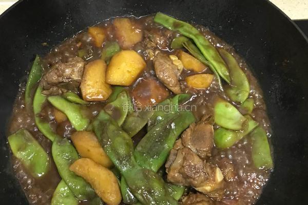 排骨炖豆角土豆的做法图解15