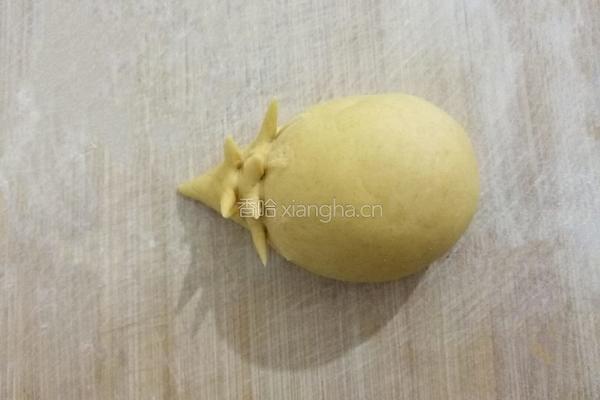 南瓜刺猬馒头的做法图解8
