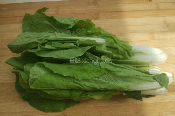 清炒小白菜的做法图解1