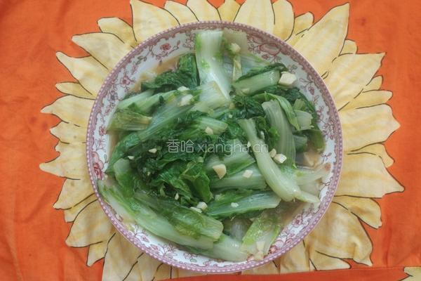 清炒小白菜的做法图解8