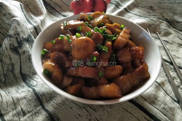 板栗红烧肉的做法图解15