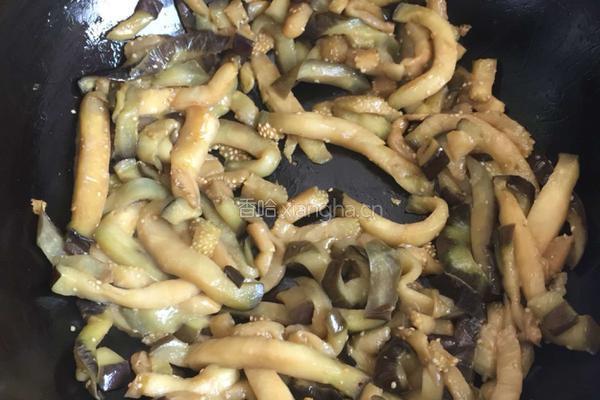 煸炒茄子的做法图解2