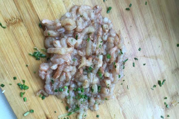 韭菜海鲜哈饼的做法图解3