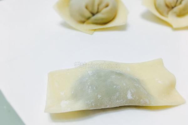 芥菜猪肉大馄饨的做法图解8