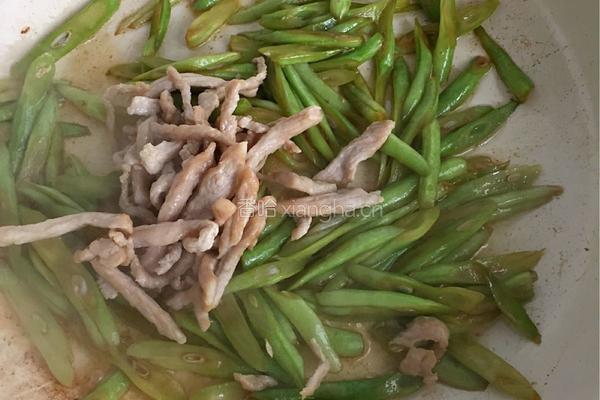 豆角炒肉的做法图解6