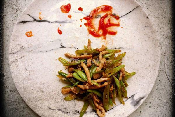 豆角炒肉的做法图解7