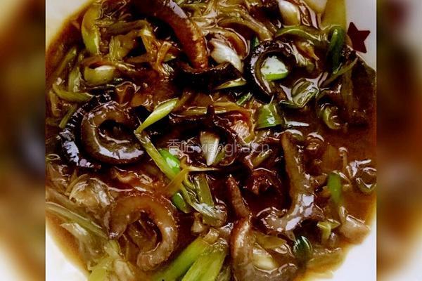 葱爆海参的做法图解7