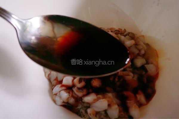 韭菜八带鱼水饺#年夜饭的做法图解3