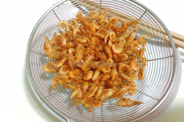 香酥小毛虾的做法图解4