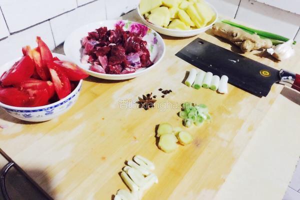 西红柿土豆牛腩的做法图解1