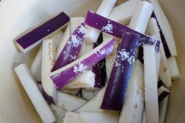 肉末茄子的做法图解3