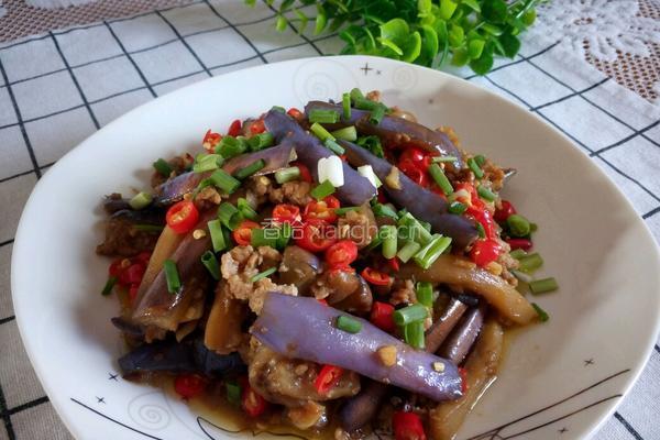 肉末茄子的做法图解10