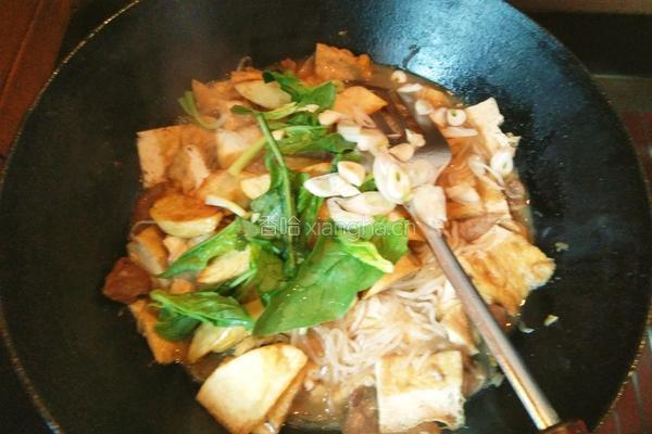 猪肉油炸豆腐烩菜的做法图解9