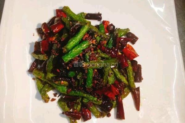 干煸豆角的做法图解4