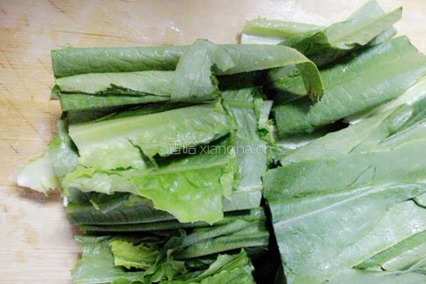 蒜蓉油麦菜的做法图解1