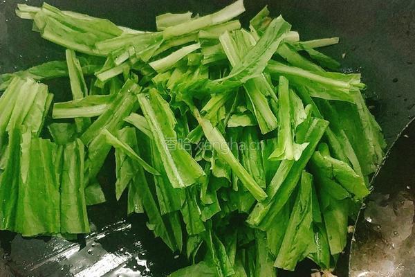 蒜蓉油麦菜的做法图解3