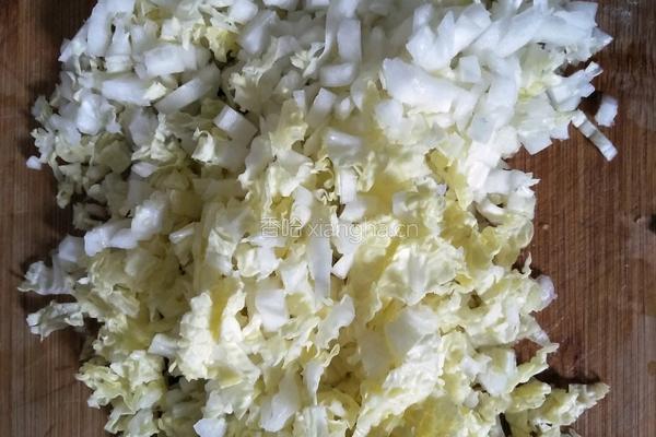 豆腐白菜大米粥的做法图解2