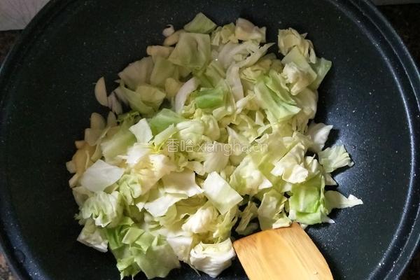 清炒包菜的做法图解6