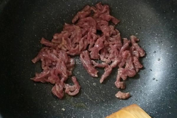 蒜薹炒牛肉的做法图解8