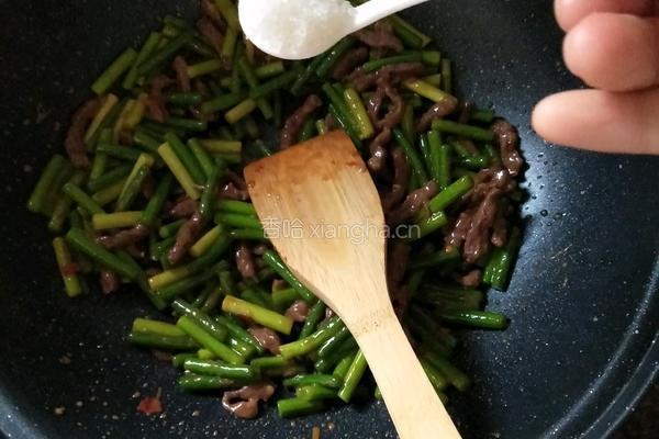 蒜薹炒牛肉的做法图解10