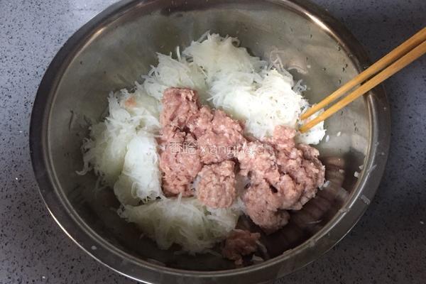萝卜丝肉馅包子的做法图解19