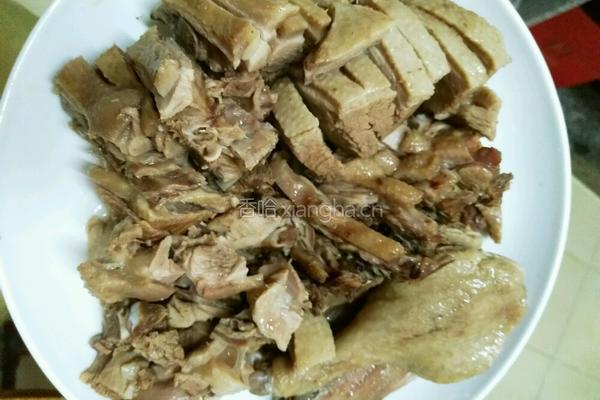 白切鸭肉的做法图解4