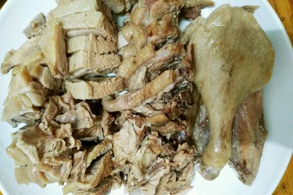 白切鸭肉的做法图解3