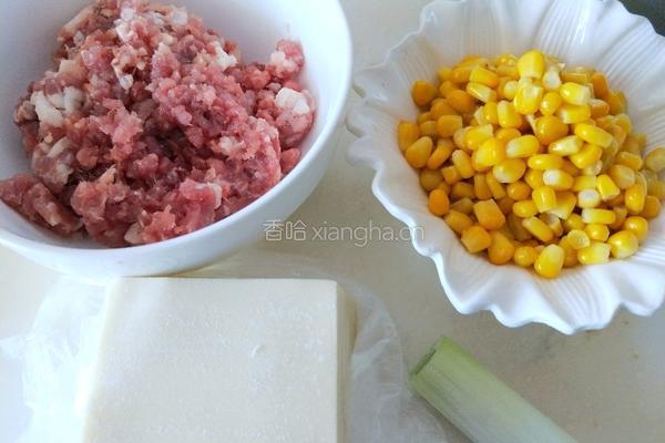 玉米鲜肉馄饨的做法图解1