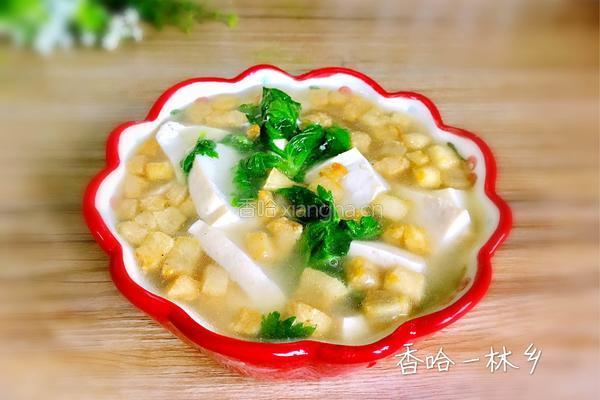 猪油渣豆腐汤的做法图解16