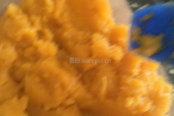 红豆泥馅南瓜饼的做法图解2