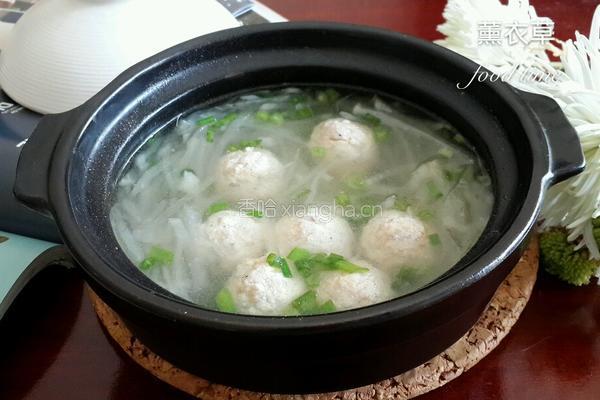 砂锅豆腐丸子萝卜丝汤的做法图解6