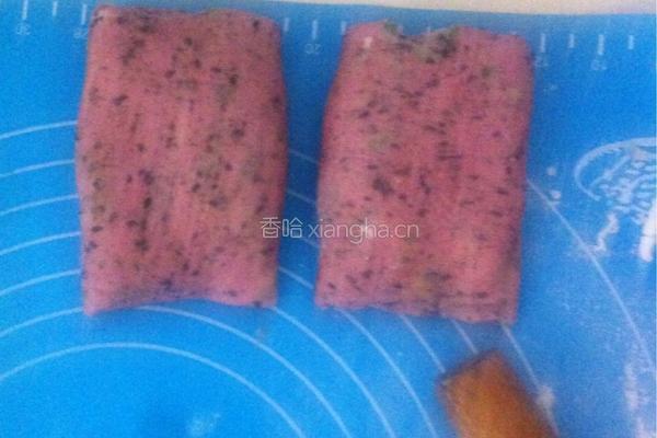 火龙果香葱咸饼干的做法图解6