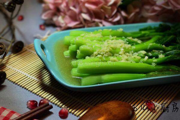 蒜茸芥兰的做法图解12