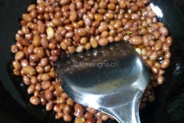 油炸花生米的做法图解5