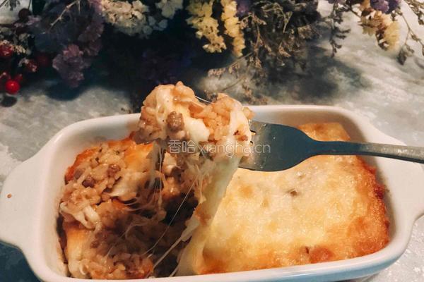 番茄牛肉芝士焗饭的做法图解9