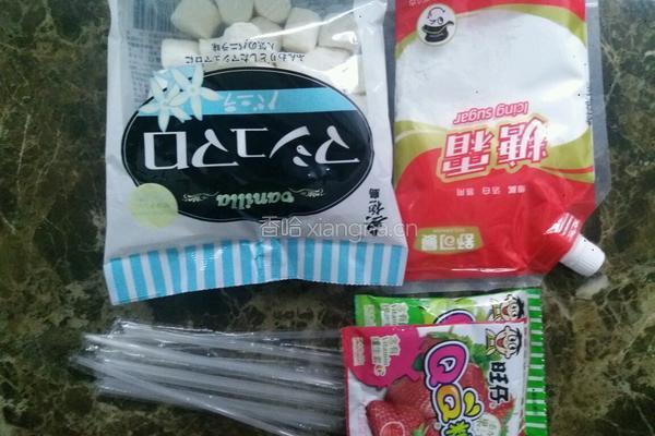 棉花棒棒糖的做法图解1