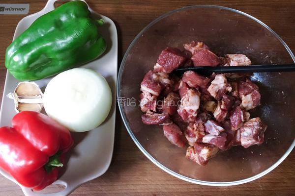 烤牛肉串的做法图解1