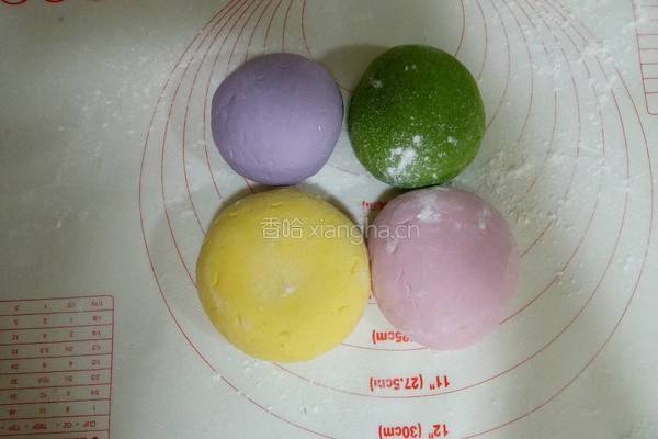 彩色饺子的做法图解7