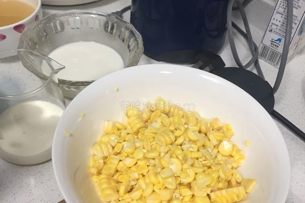 玉米浓汤的做法图解2