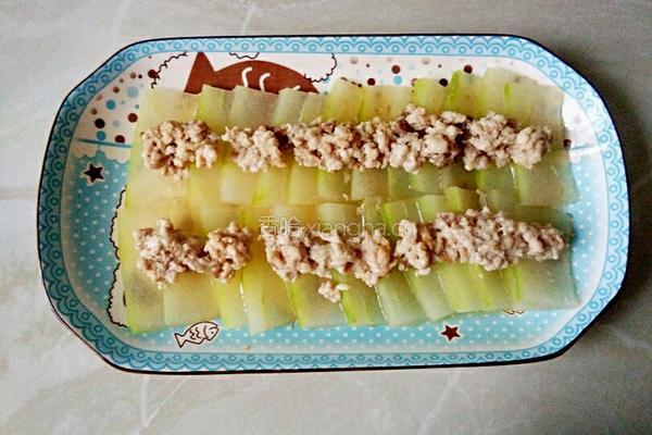 肉沫蒸冬瓜的做法图解6