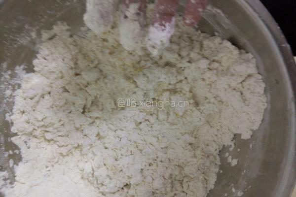 紫薯面 虾籽蛋面的做法图解3