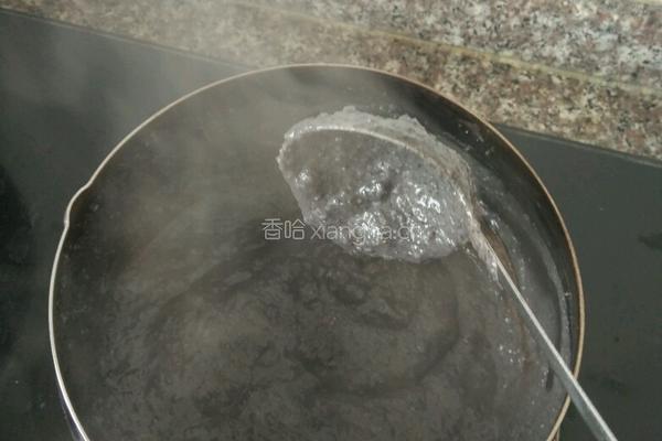 黑芝麻米糊的做法图解4