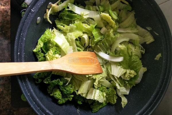 醋溜长白菜的做法图解5