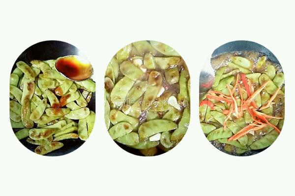 农家烧扁豆的做法图解5