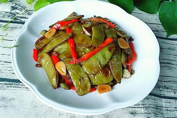 农家烧扁豆的做法图解6