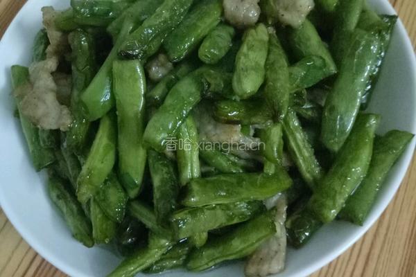 四季豆炒肉的做法图解6