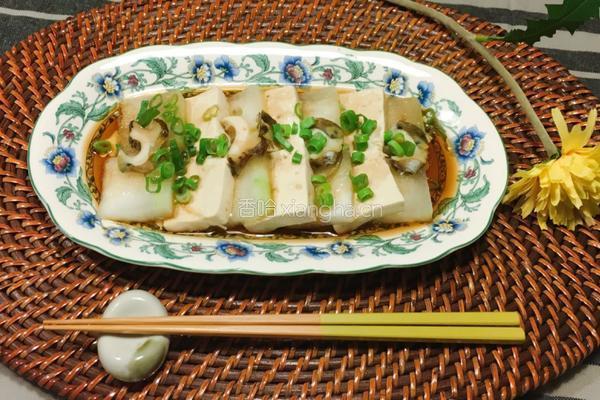 冬瓜海螺蒸豆腐的做法图解6