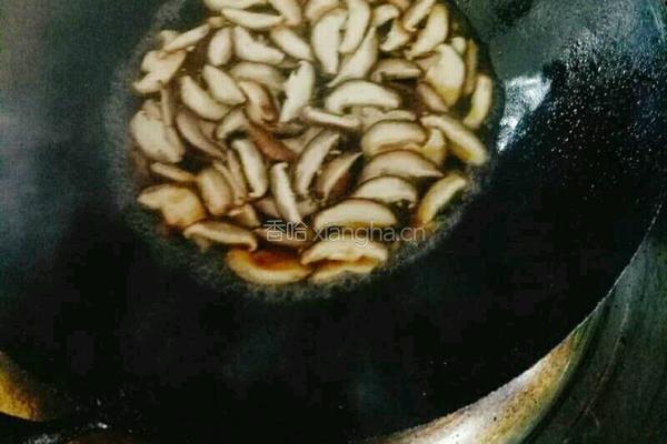 香菇菜心的做法图解4